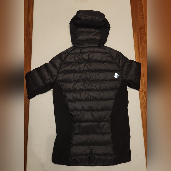 SKINS Compression Activewear Down Jacket SZ XS Black - Picture 8 of 11